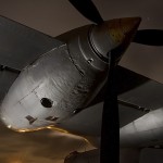 Peacemaker  :::::  Convair B-36, six turning, four burning.