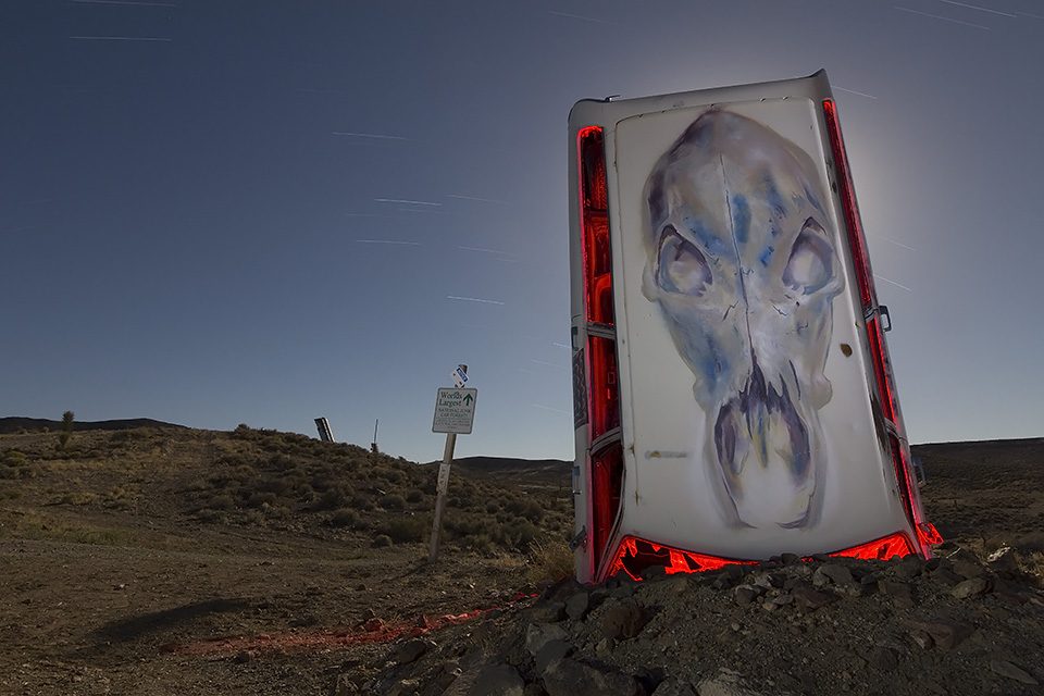 Guardian Skull  :::::  International Car Forest of the Last Church  :::::  Goldfield, Nevada