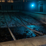 Diving in the Dark  :::::  The indoor Olympic-sized pool.