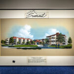 The Summit  :::::  Architectural rendering of one of the base dorm complexes, found in a storeroom.