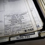 Building 752  :::::  Thousands of blueprints and vellums in storage.