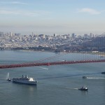 The End Of An Era  :::::  Towed through the Golden Gate in her last moments in American waters.
