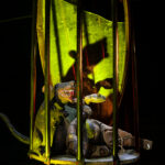Rubber Rat  :::::  Hanging diorama inside the Haunted House.