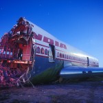 Air India  :::::  2003  :::::  A first generation 747 in the middle of the recycling process.
