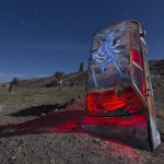 The Blue Space God  :::::  International Car Forest of the Last Church  :::::  Goldfield, Nevada
